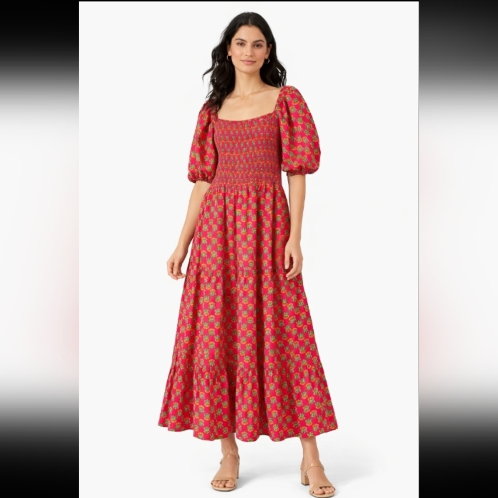 NWT! Lea Floral Maxi Dress Pink